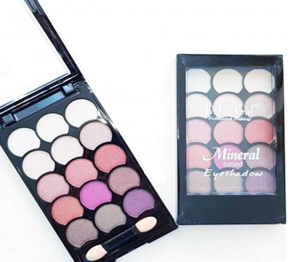 15 color shimmery powder palette  Eye Makeup - P.R.C