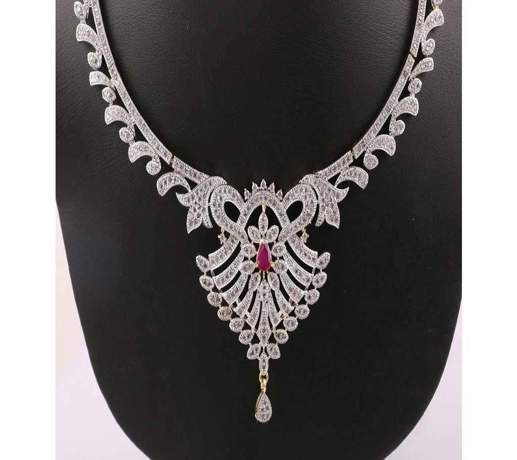 american diamond cut Necklace-806
