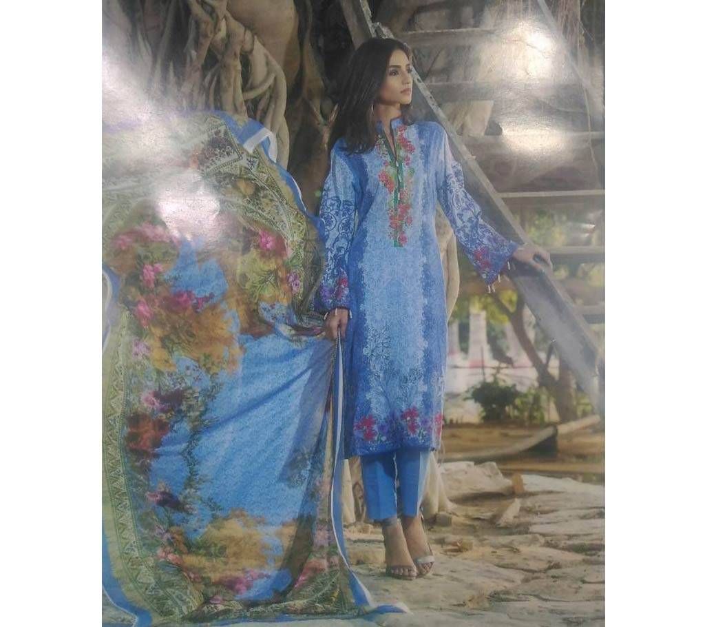 Sahil Unstitched Printed Lawn Three Piece - Copy