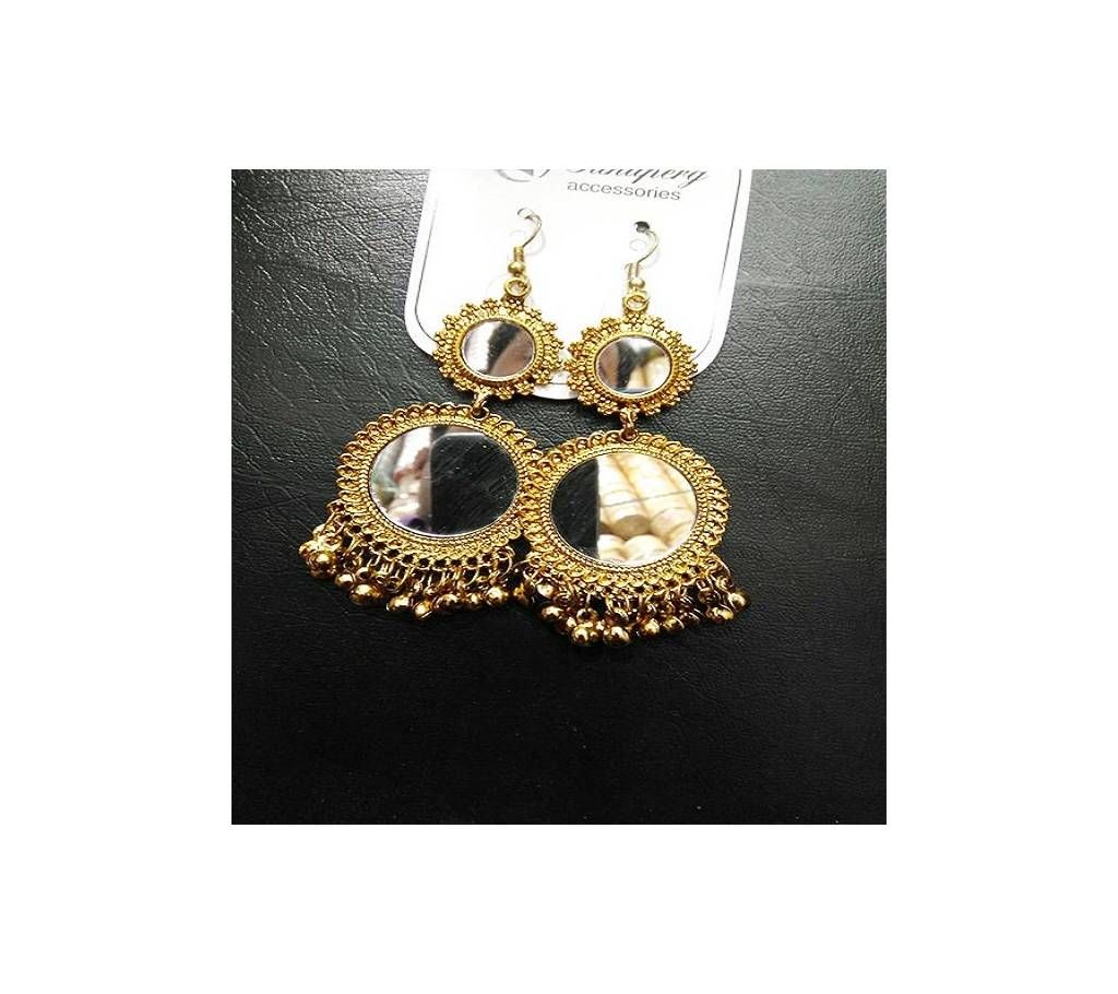 Double Mirror Jhumka