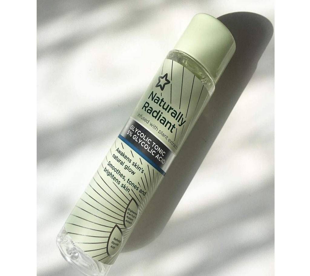 Superdrug Natural Radiant Glycolic Toner 100ml UK
