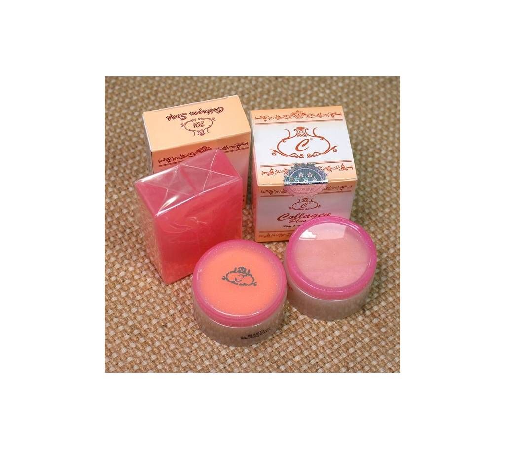 Collagen Day + Night Cream & Soap>> (  Malaysia)