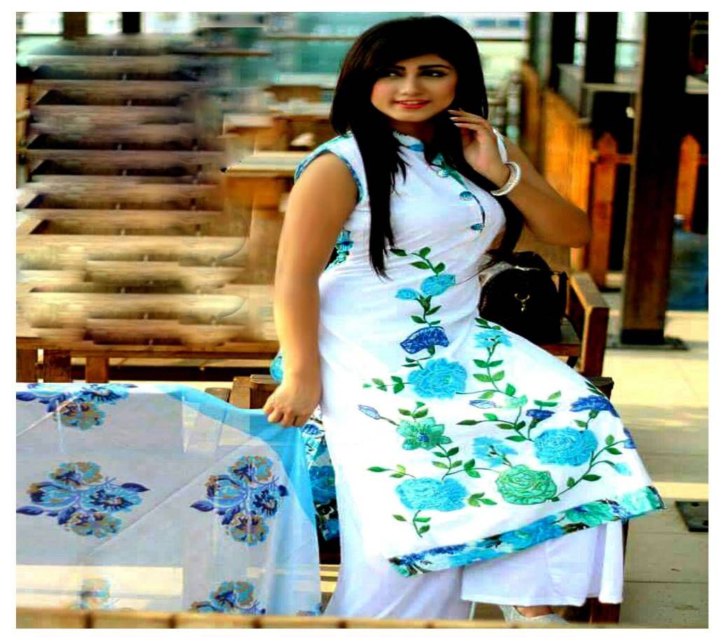 Cotton Block 3pc - White Color with Paste Color Block print