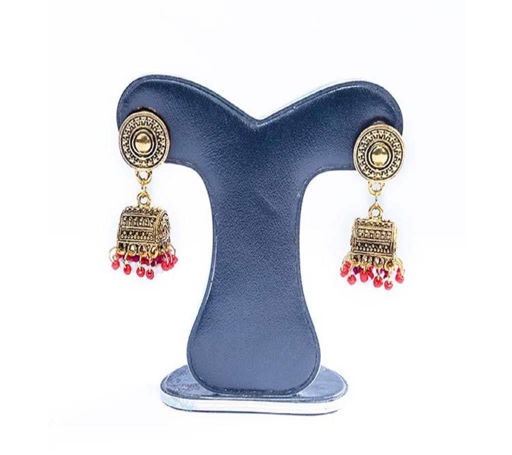 Red Kasmiri Jhumka