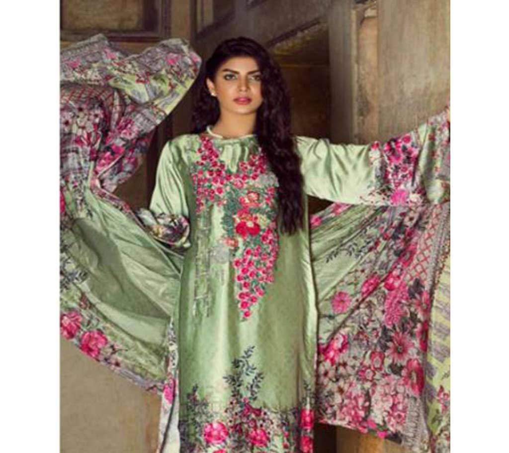 Marine Silk Luxury Collection Unstitched Three piece 