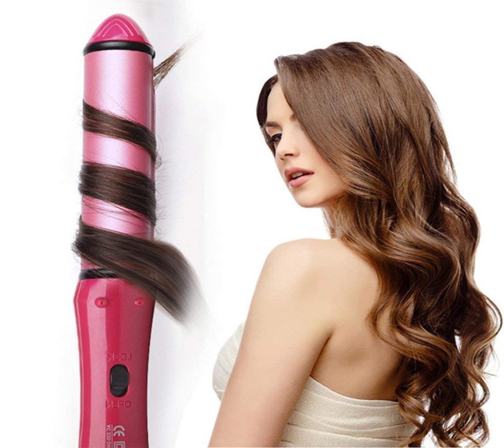 Nova 2 in 1 Hair Straightener and Curler (Pink)