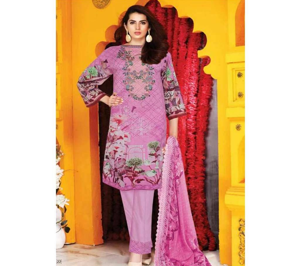 Johra Muse PK Bright Angle JH 118B Unstitched Three Piece - Copy