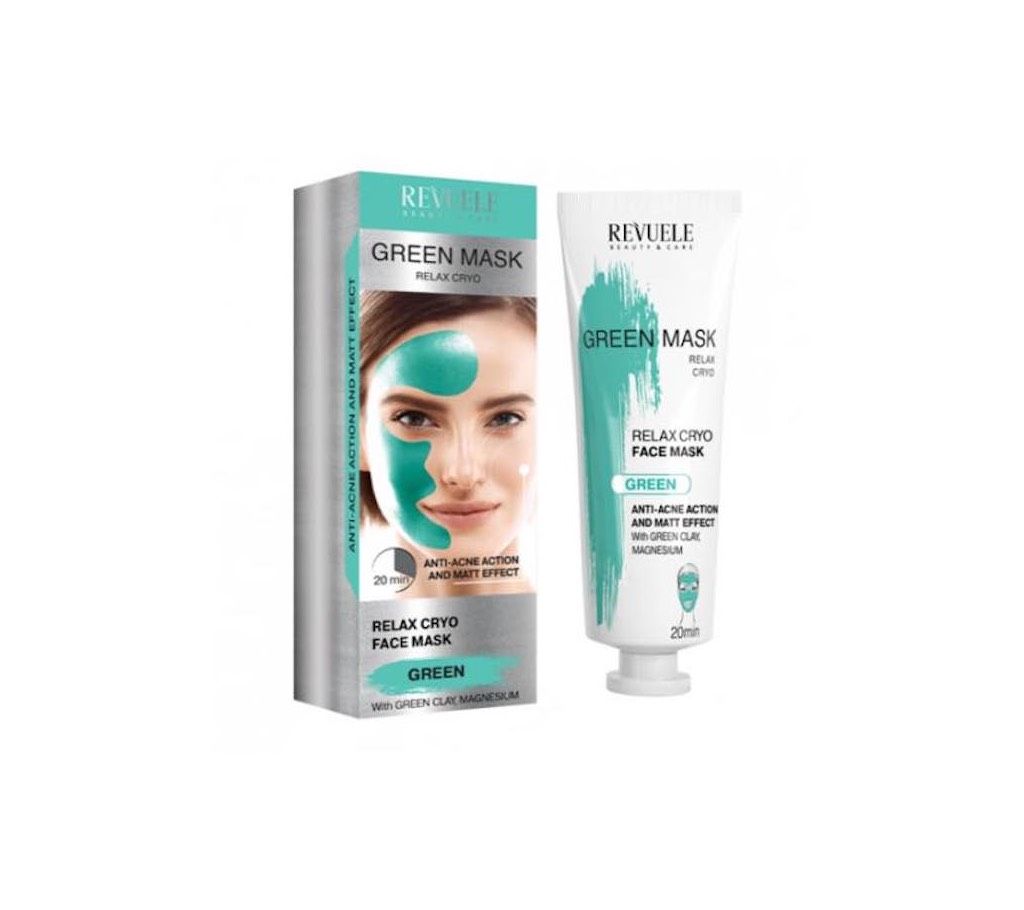 Anti-Acne Green Face Mask REVUELE Cryo Effect