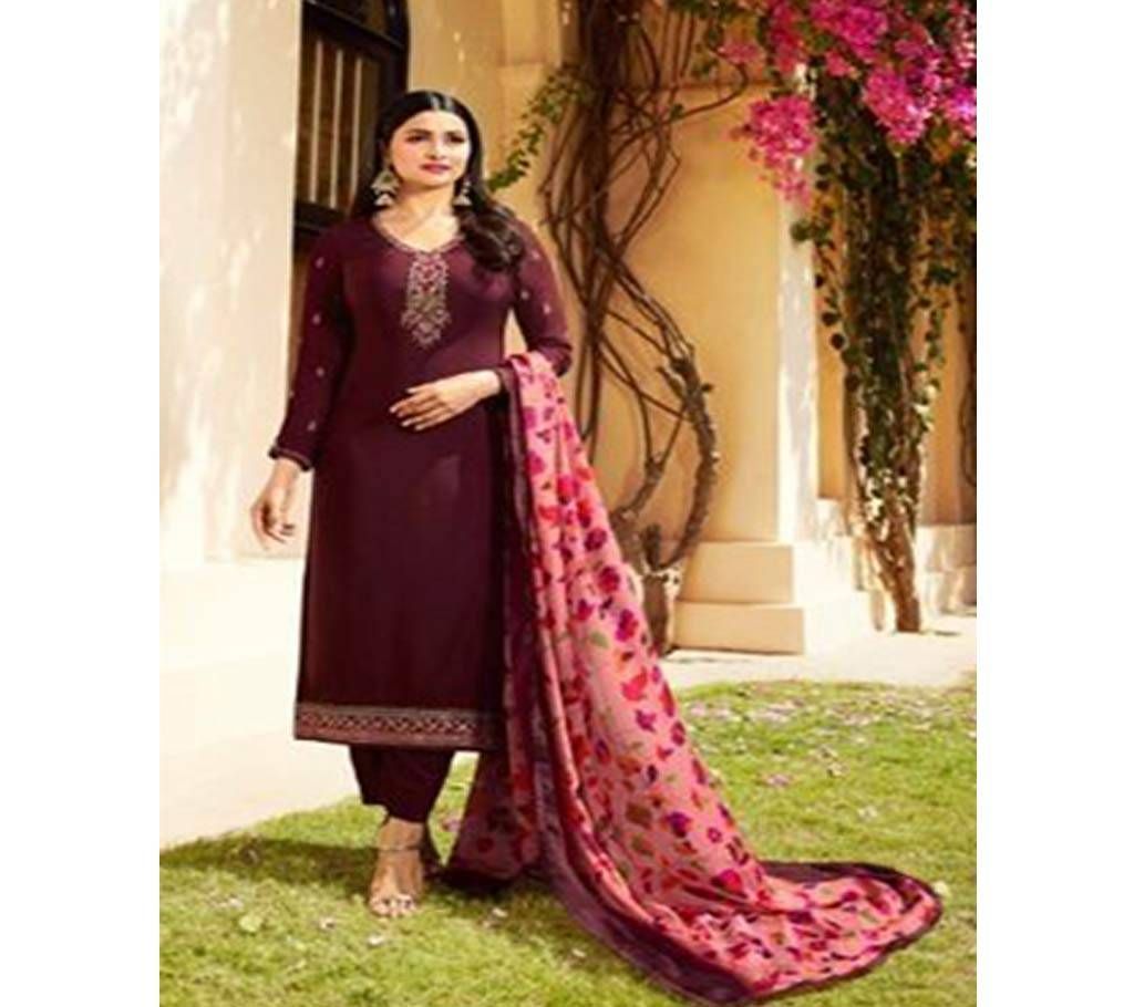 VINAY FASHION SILKINA VOL 26 SALWAR KAMEEZ Dupatta set ( Dark Maroon )