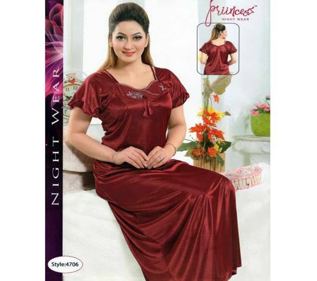 Fashionable One Part Night Dress-4706