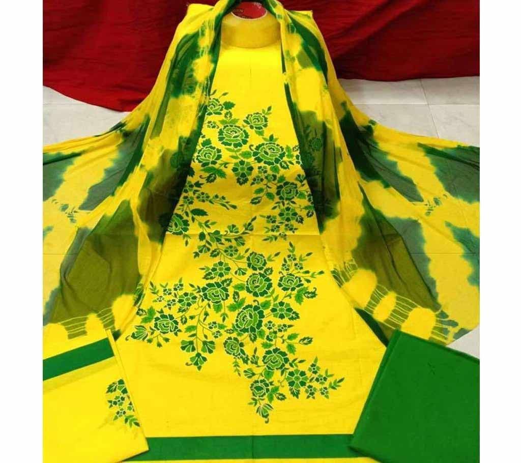 Block printed Cotton 3pcs