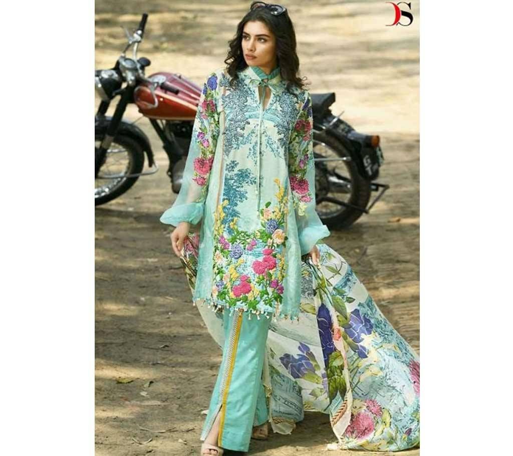 FIRDOUS BY DEEPSY SUITS 700-303 Unstitched Cotton Three-piece (copy)