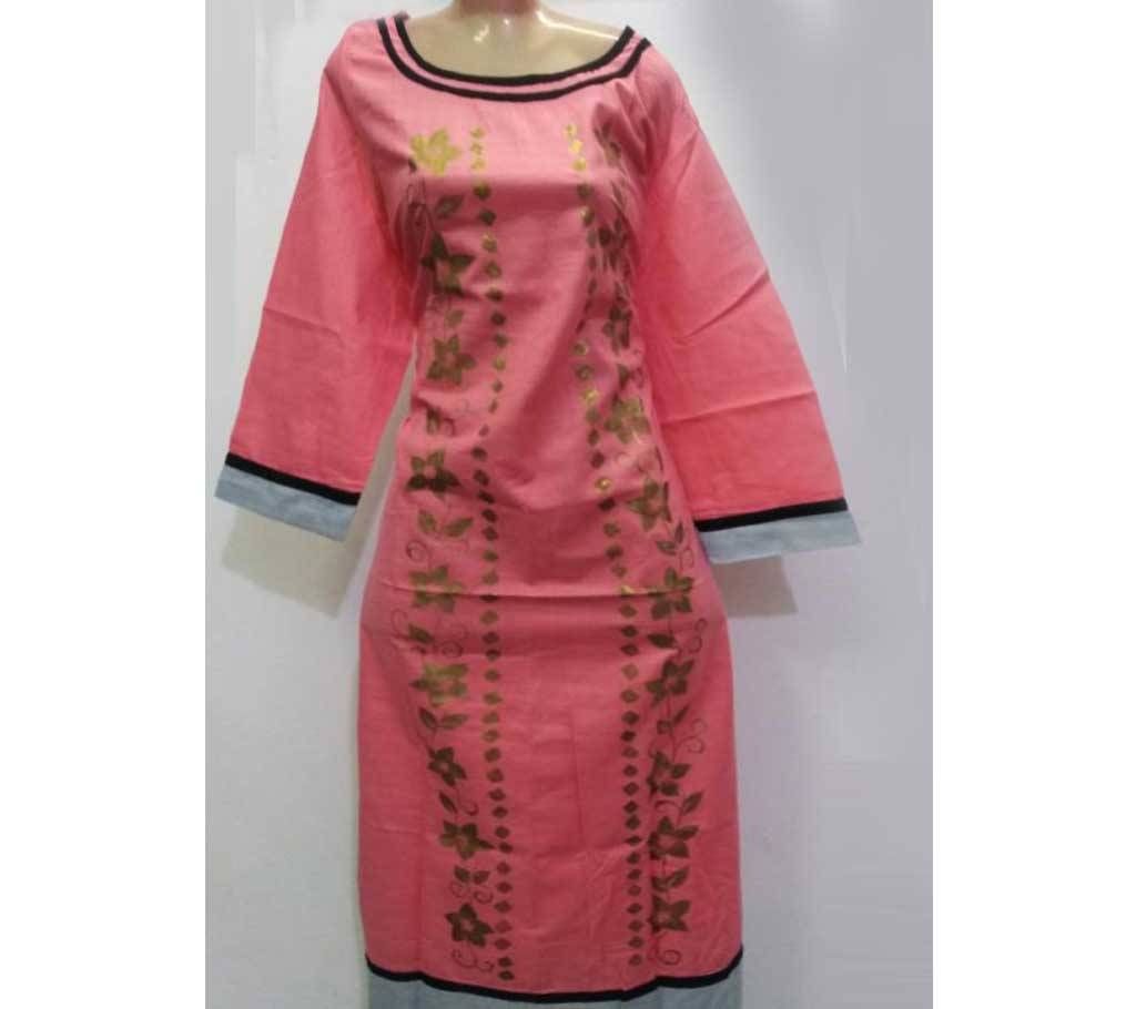 Stitched hand print Kameez For women 