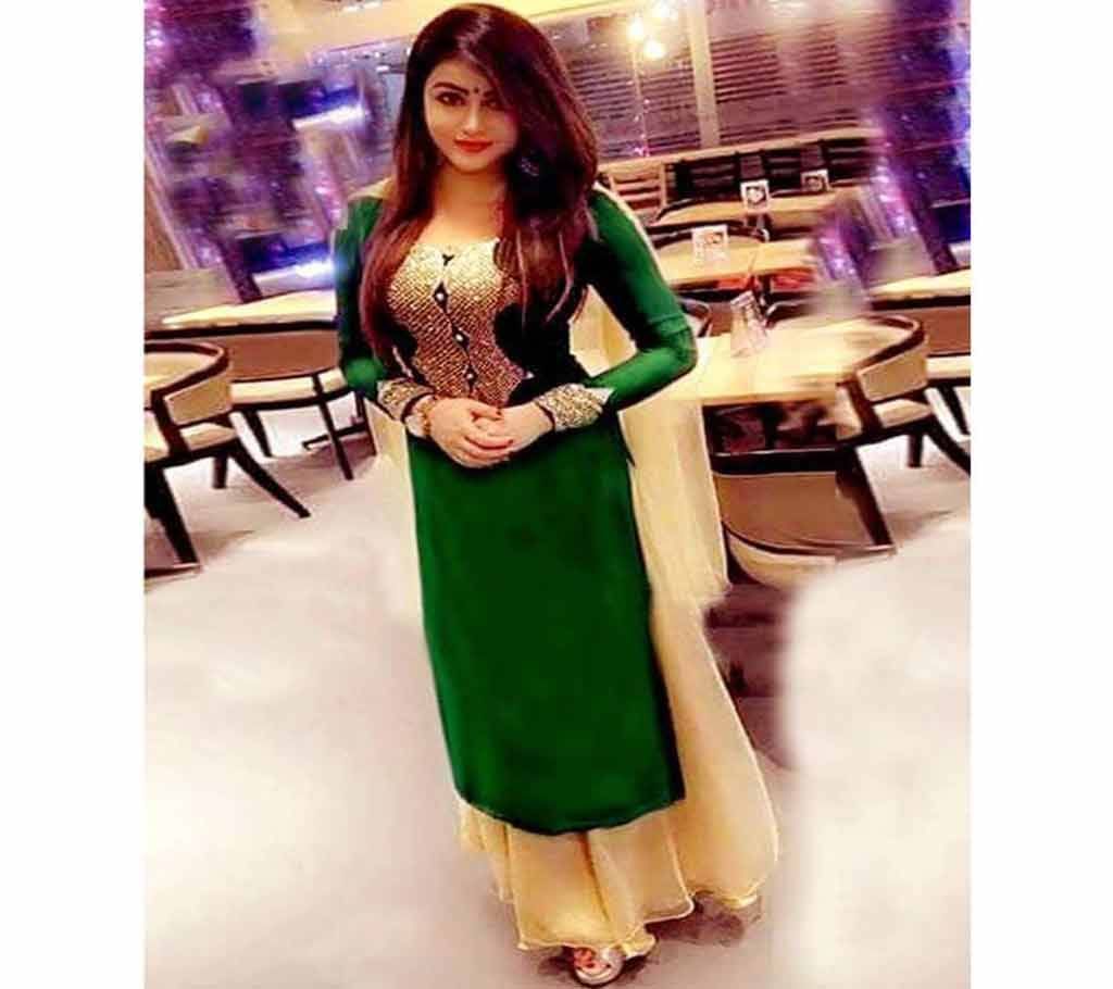 Unsitch salwar kamiz glass work One pic