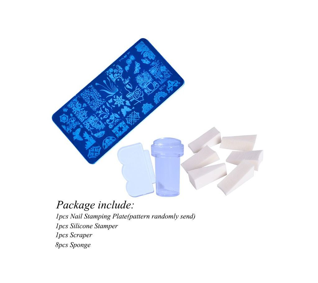 1 Set Nail Stamping Plates
