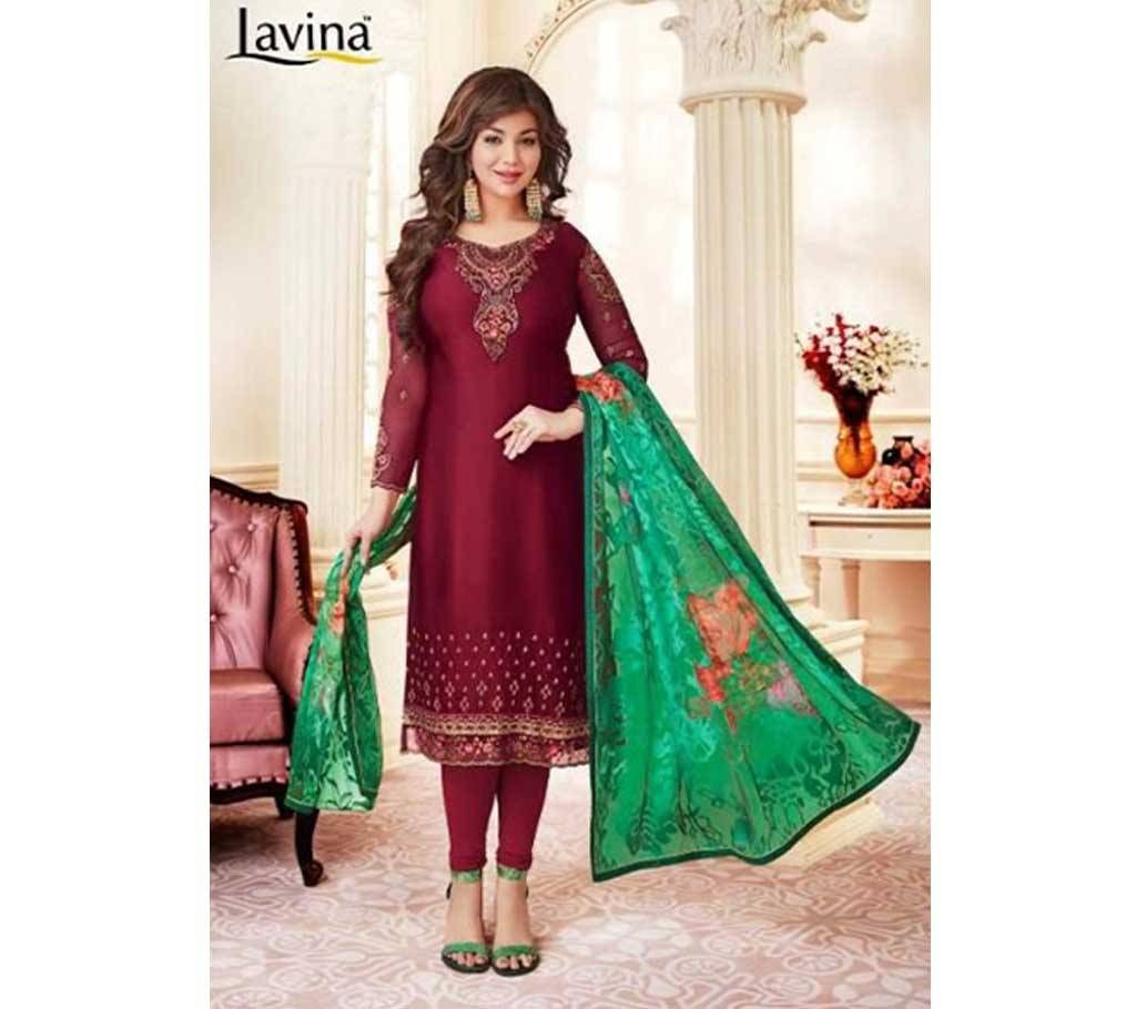 Unstitched Lavina Designer Suits - 51004 - RAF