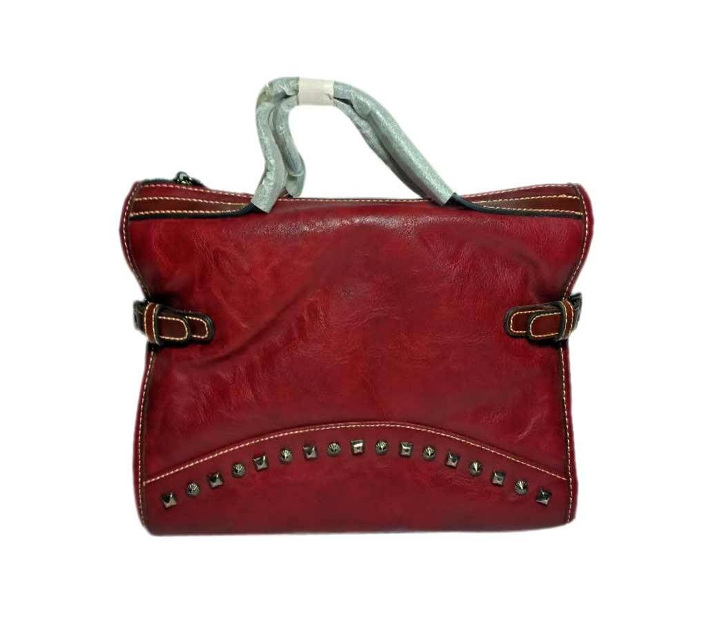 2019 new collection Soft leather bag females vintage tote bag large capacity single shoulder messenger bag