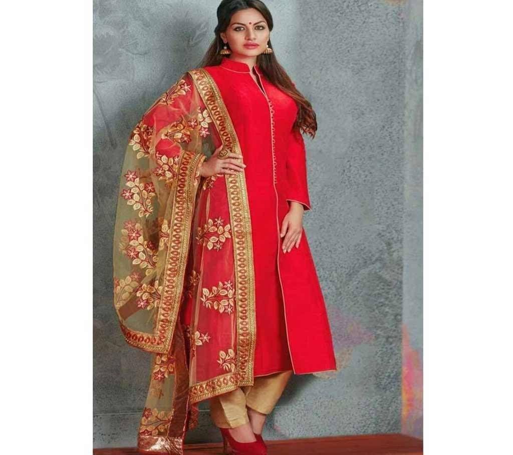Unstitched indian Dupian Chosa Shalwar Kameez For Women