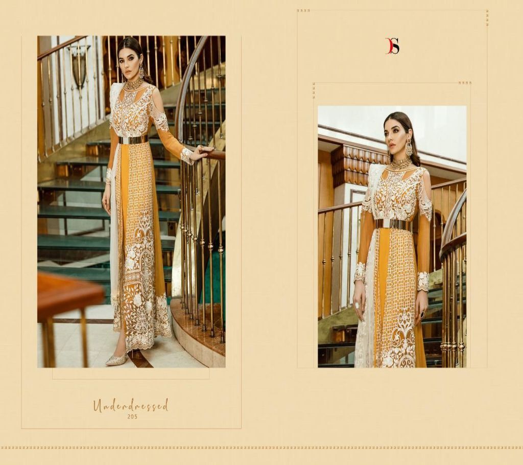 Unstitched Georgette Heavy Embroidery Salwar kameez  - 215  - RAF
