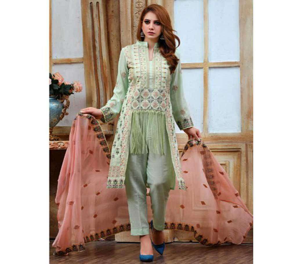 Manizay Gulle Wafa Unstitched Lawn 3 Pcs - MK08 /  KCO