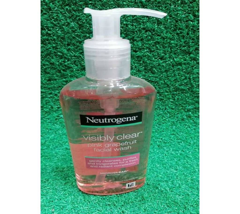 Neutrogena visibly clear pink grapefruit facial wash 200 ml-USA