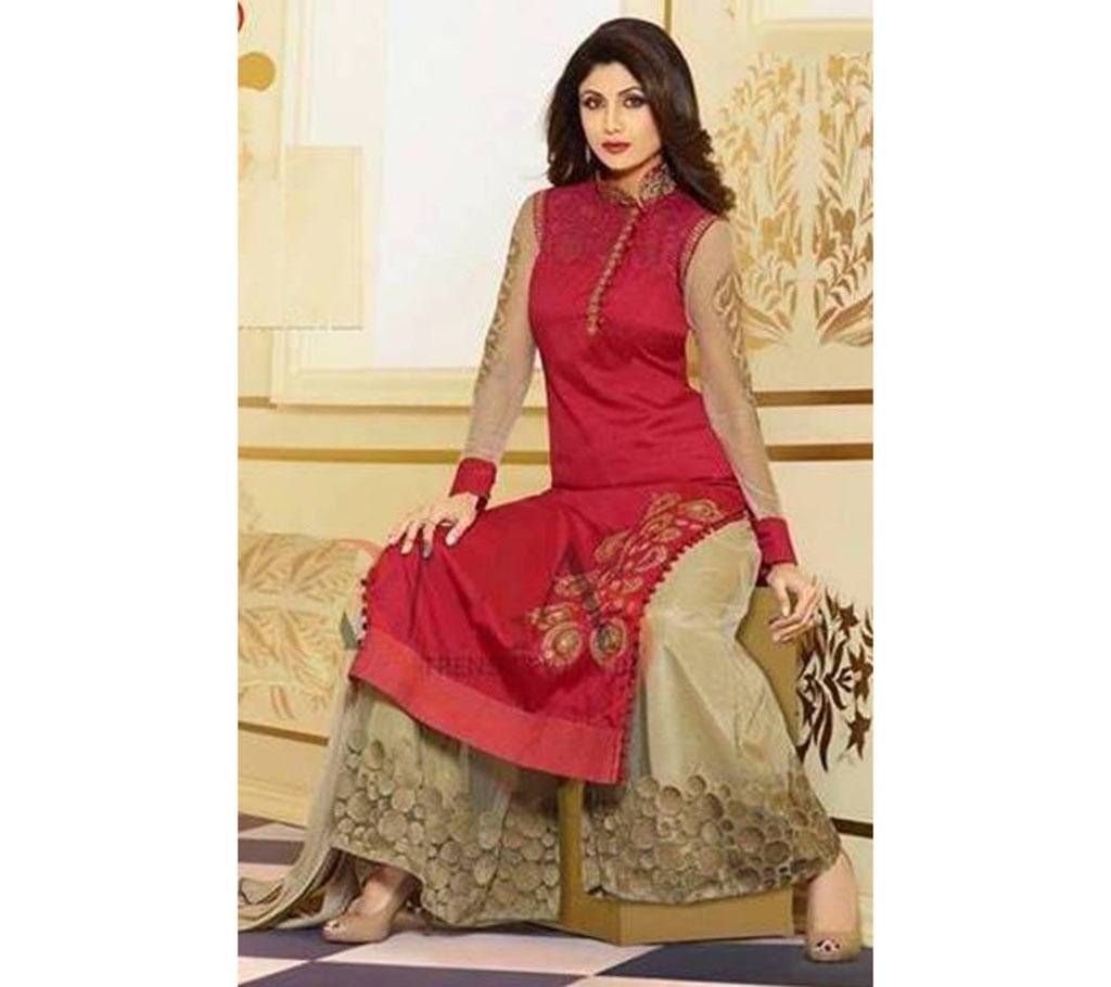 Unstiched replica georgette suit