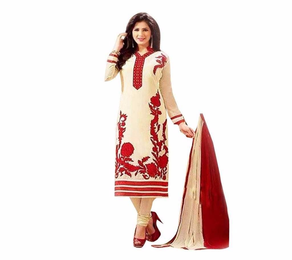Block Printed Unstitched Cotton Three-pcs (Copy)