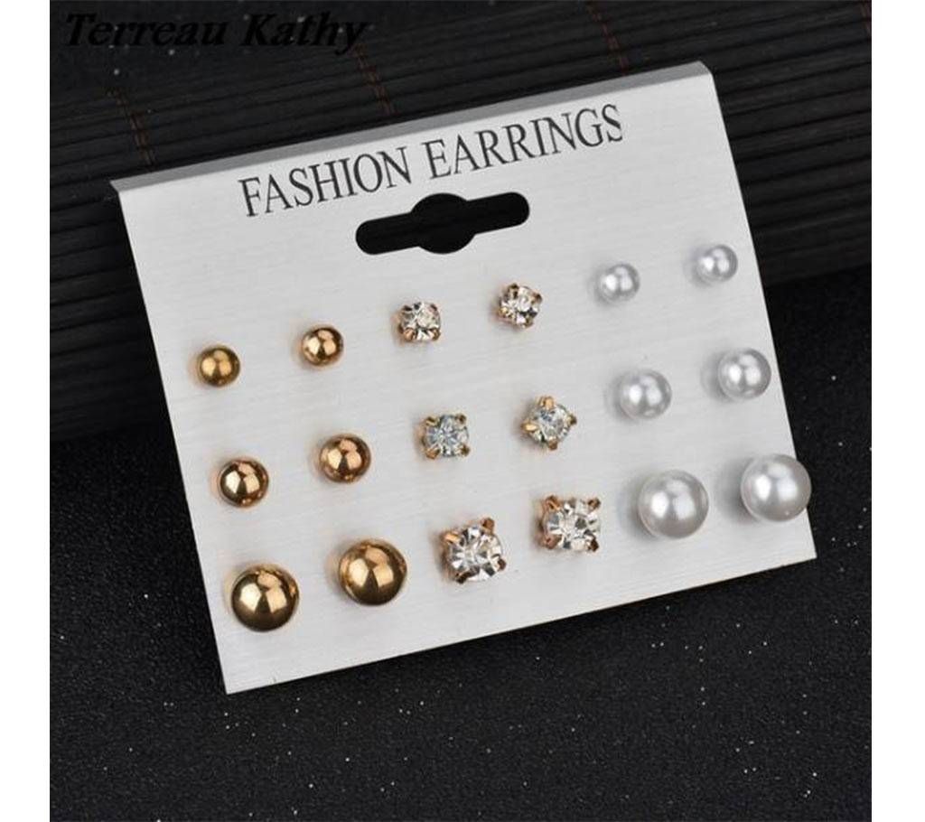 9 Pair Ear ring