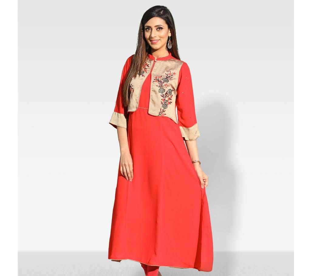 Grameen UNIQLO Georgette W long dress FA





