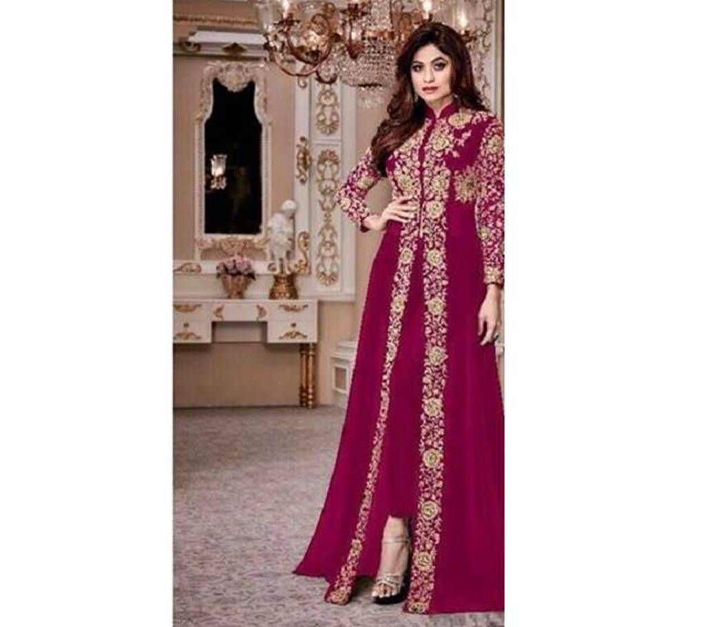 Embroidery Salwar Kameez (Pink)