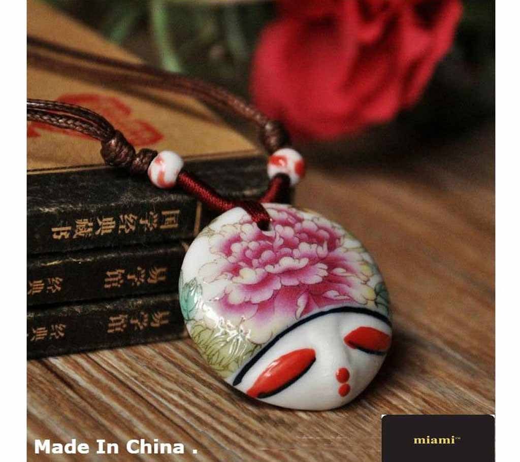 Handmade Atreus Ceramic Pendant