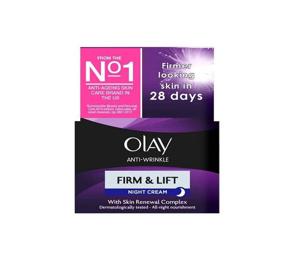 Olay Anti-Wrinkle Firm & Lift Moisturiser Night Cream Poland