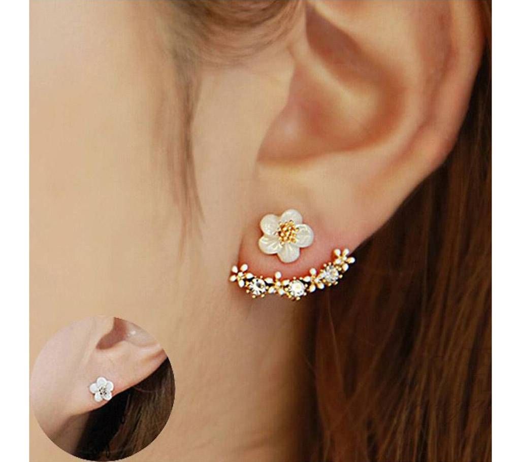 Crystals Stud Earring - 1 pair