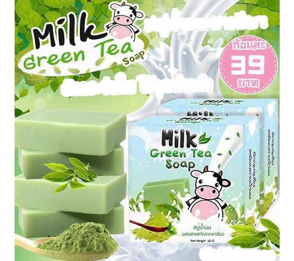 Fern  Green Tea Goovitor Handmade Soaps Omo Beyond Skin Care 65g Thailand