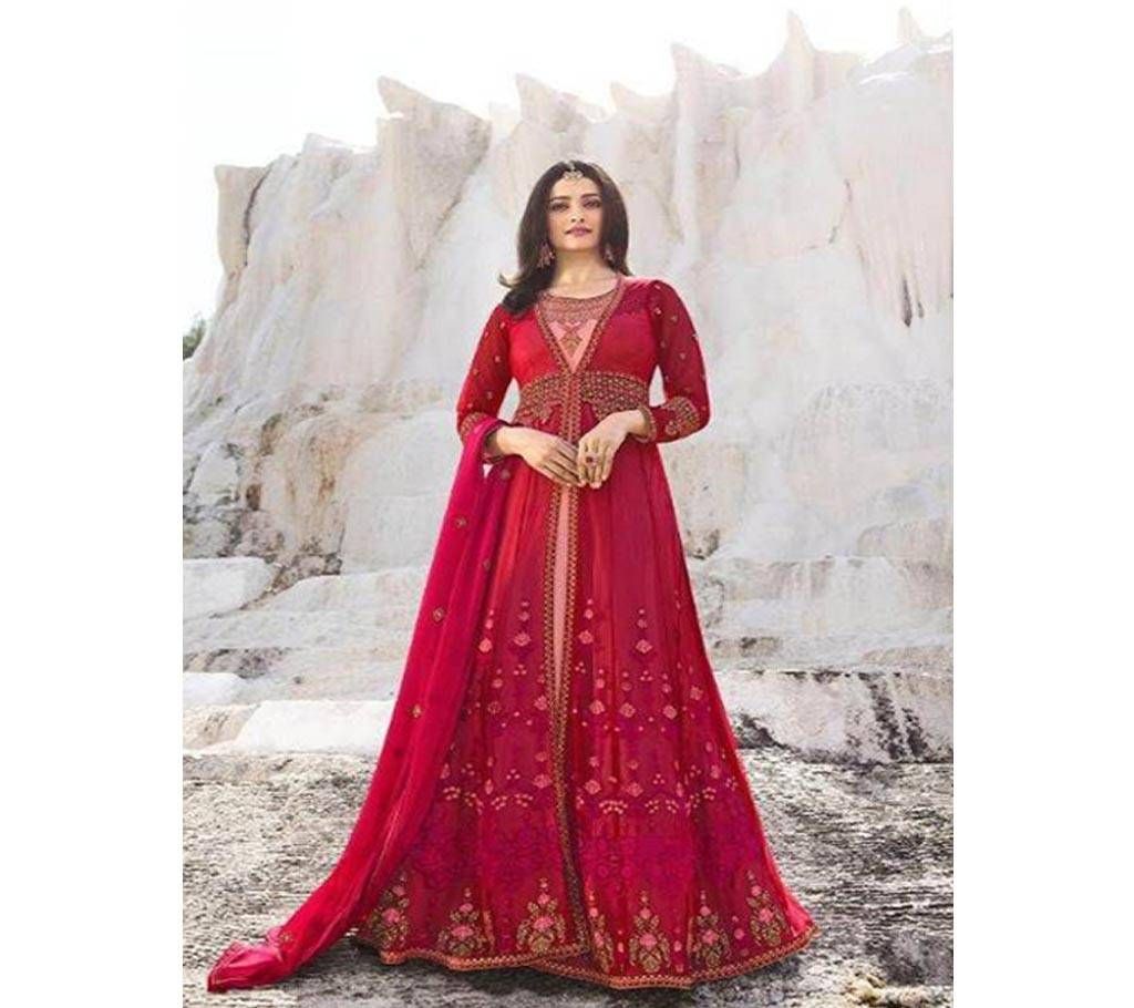 Vinay Fashion Kaseesh Supreme Party Wear Suits  8522, Light Red with Georgette