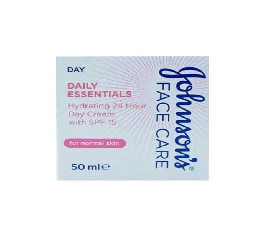 Johnson's Face Care 24 Hour Day Cream With Spf15 50ml