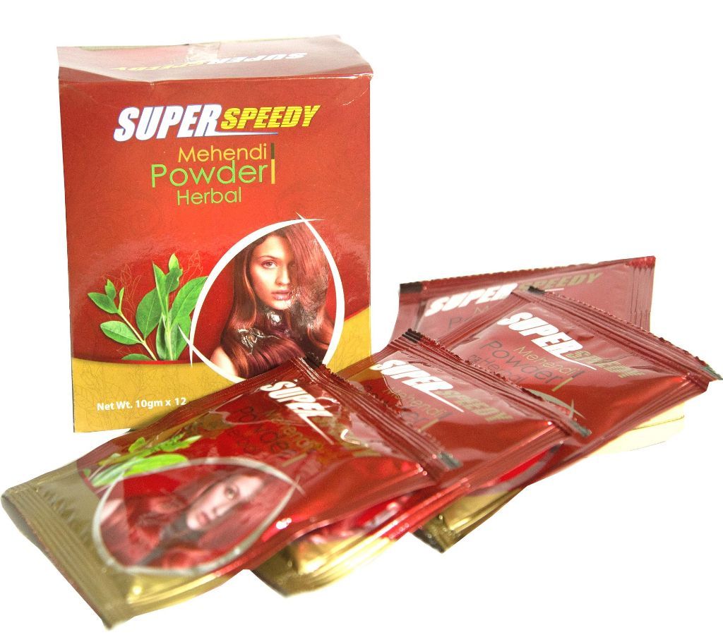 Super Speedy Mehandi Powder 12pcs Box 120g BD