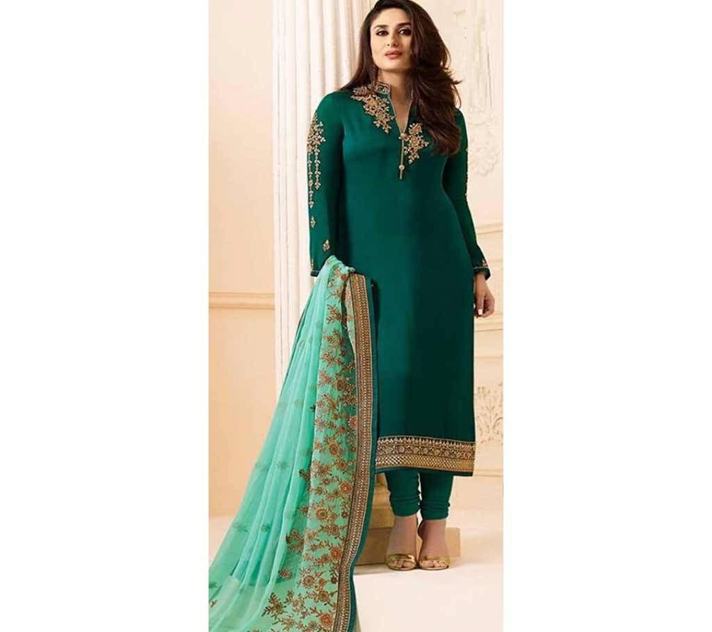 unstisched Georgette Three Piece - Copy