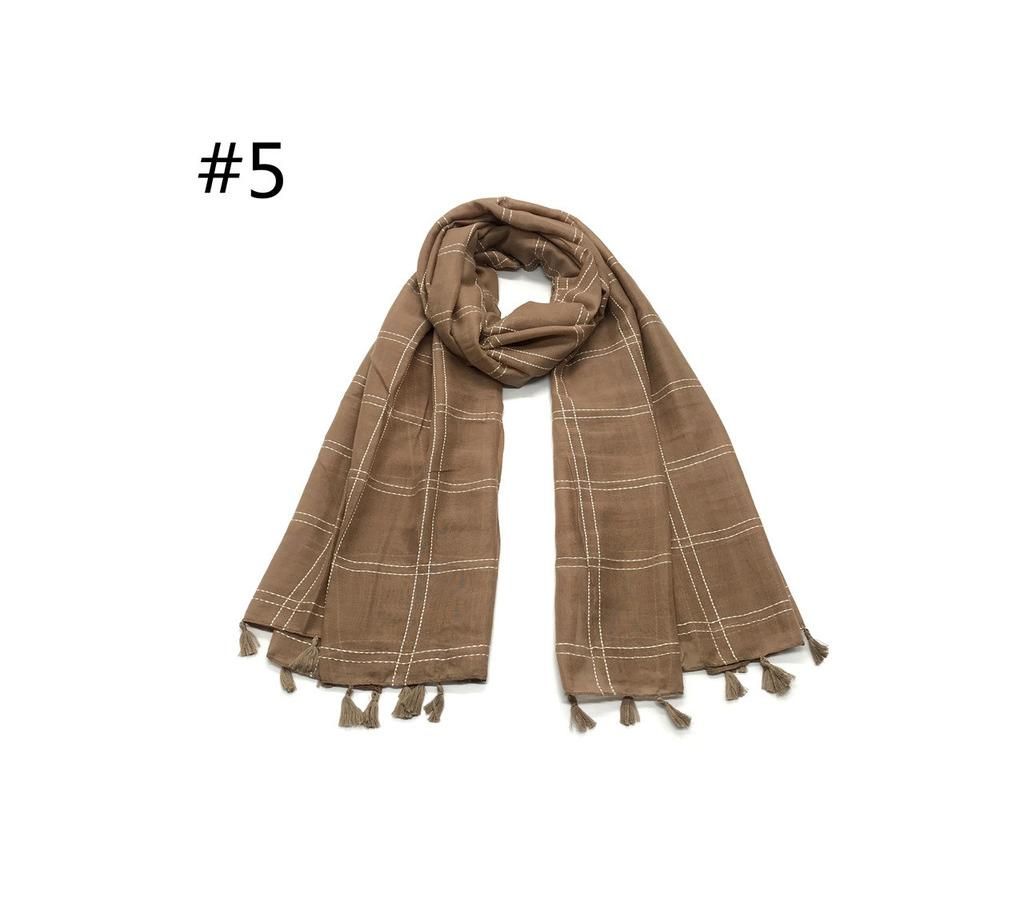 cotton tassel hijab
