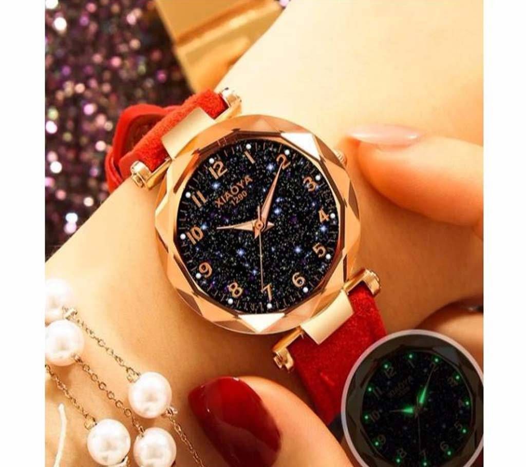 xiaoya Luxury Women  Starry Sky Wrist Watch