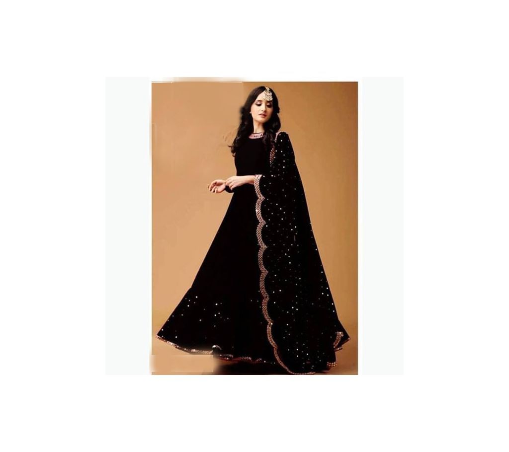 Unstitched Gorgeous Embroidery Gown
