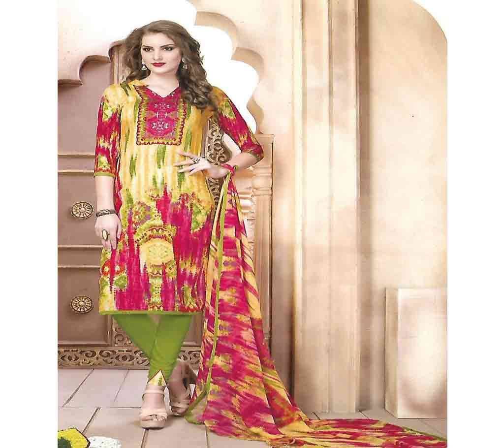 Indian Glaze cotton designer long suit
