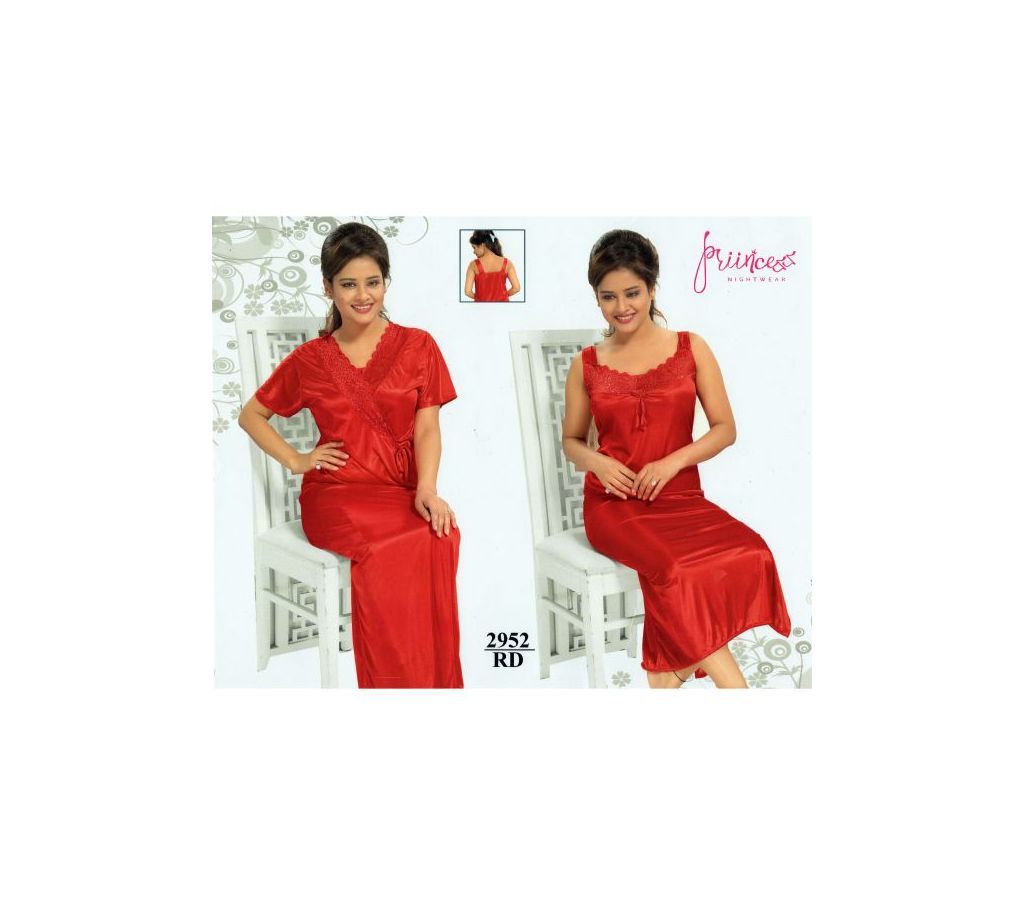 Fashionable Two Part Nighty-2952 RD