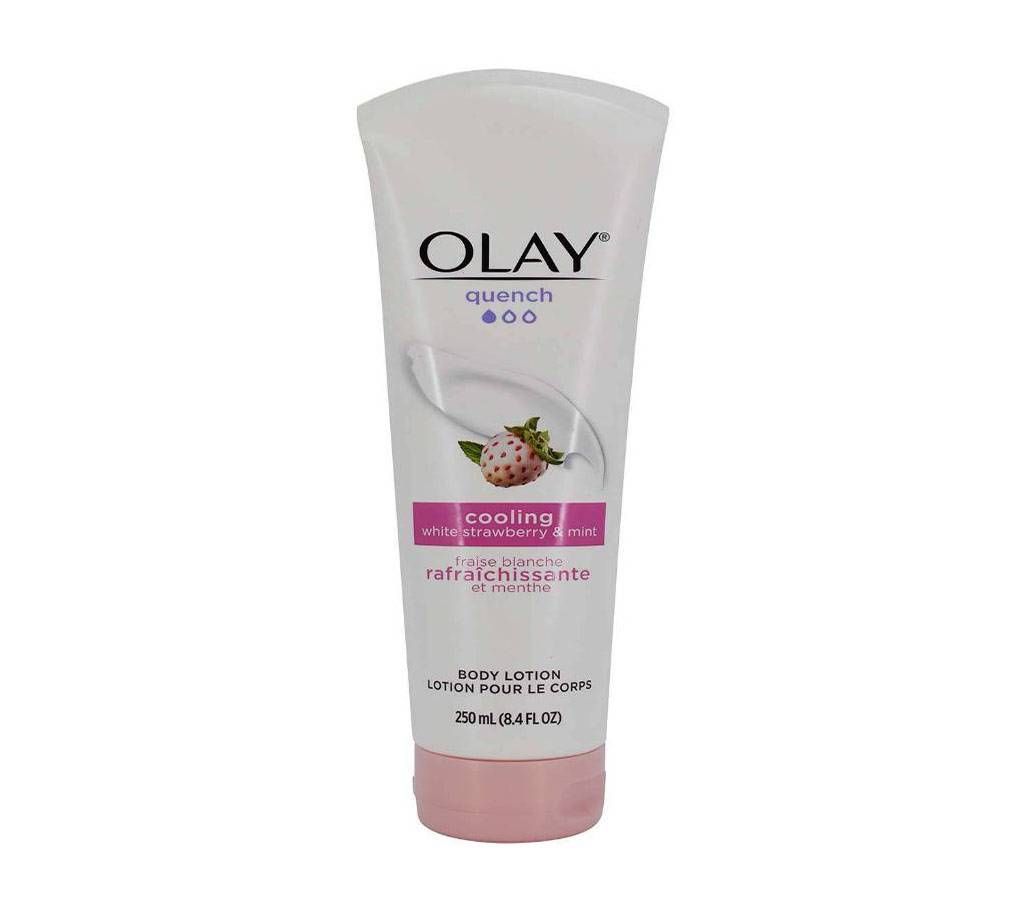 Olay Quench Cooling White Strawberry and Mint Body Lotion, 250 ml, U.S.A