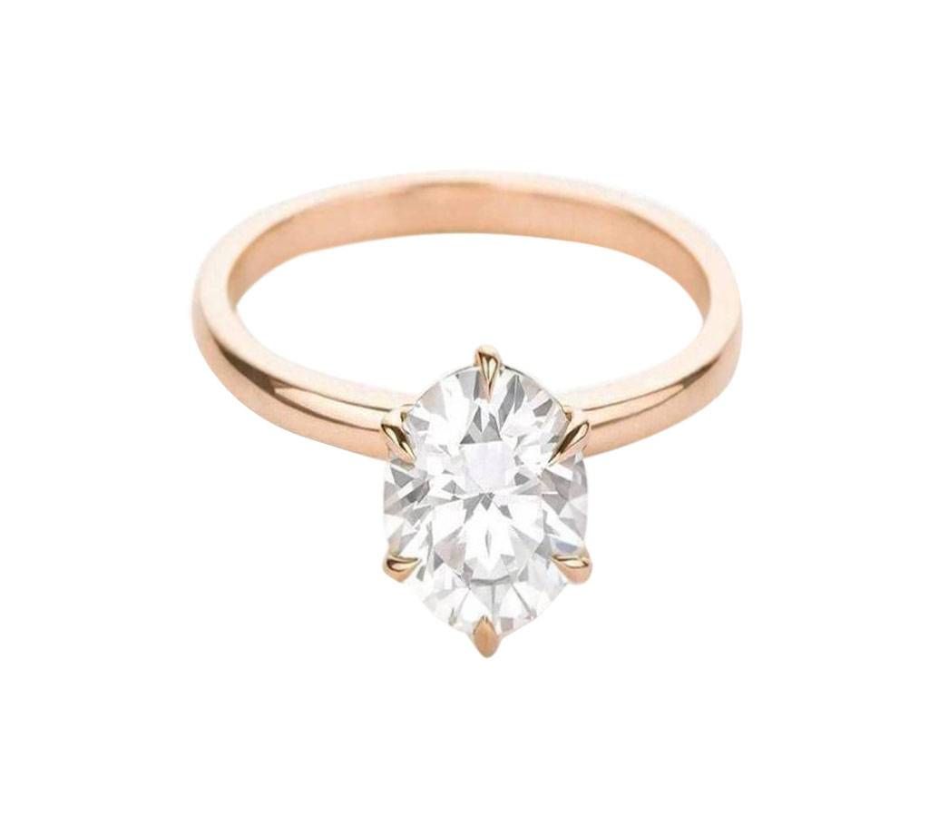 American Diamond Cut AD Stone Finger Ring