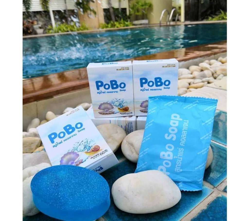 pobo mineral collagen soap  -60gm-China 