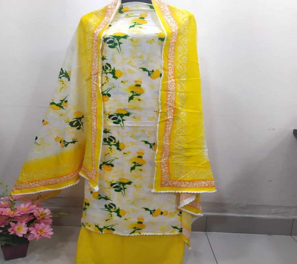 Skin Print Cotton Four Piece 114