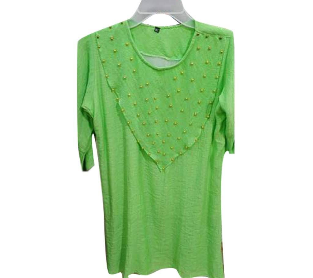 Women's Short Tops - M01-Light Green 