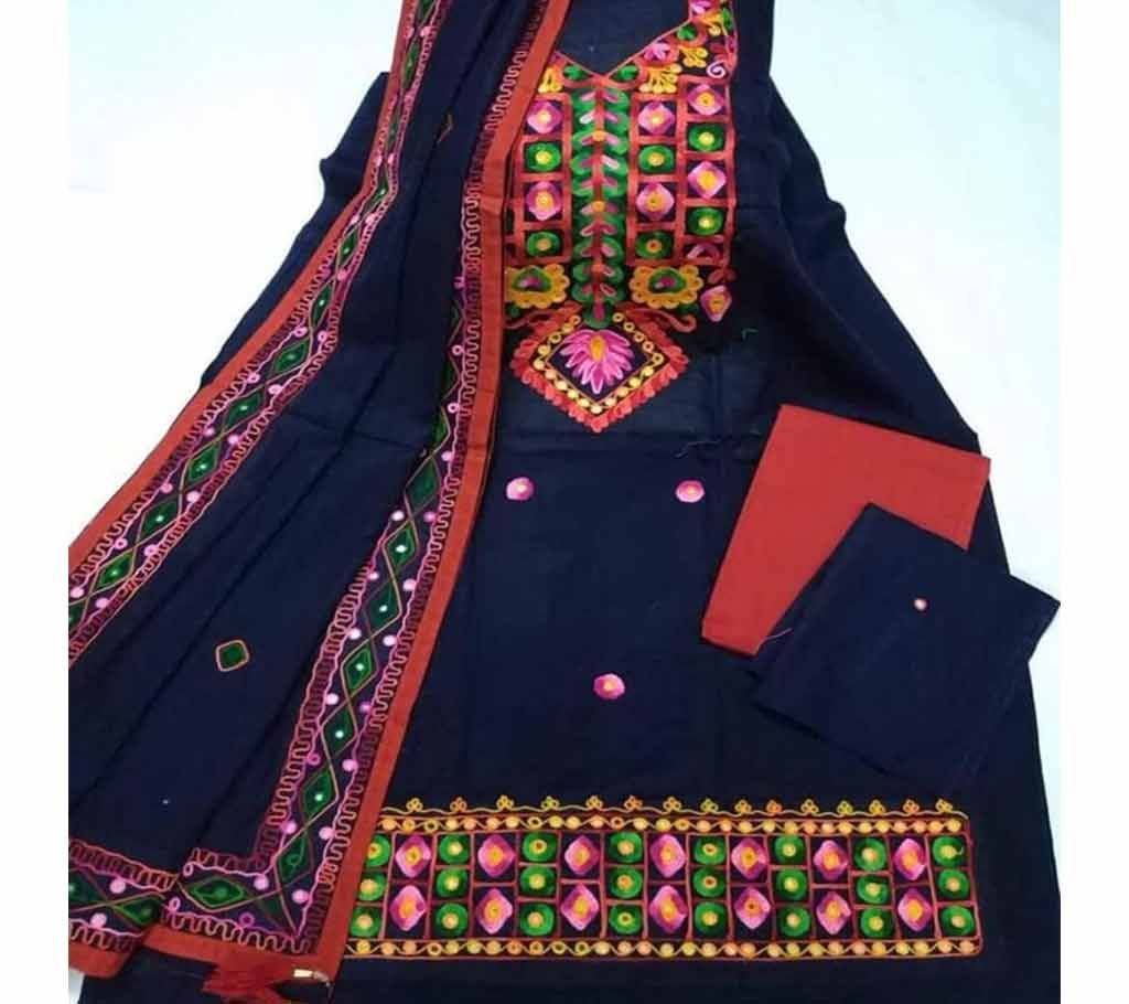 Unstitched Ary Hand work with Ambrodary Shalwar Kameez for Women-4