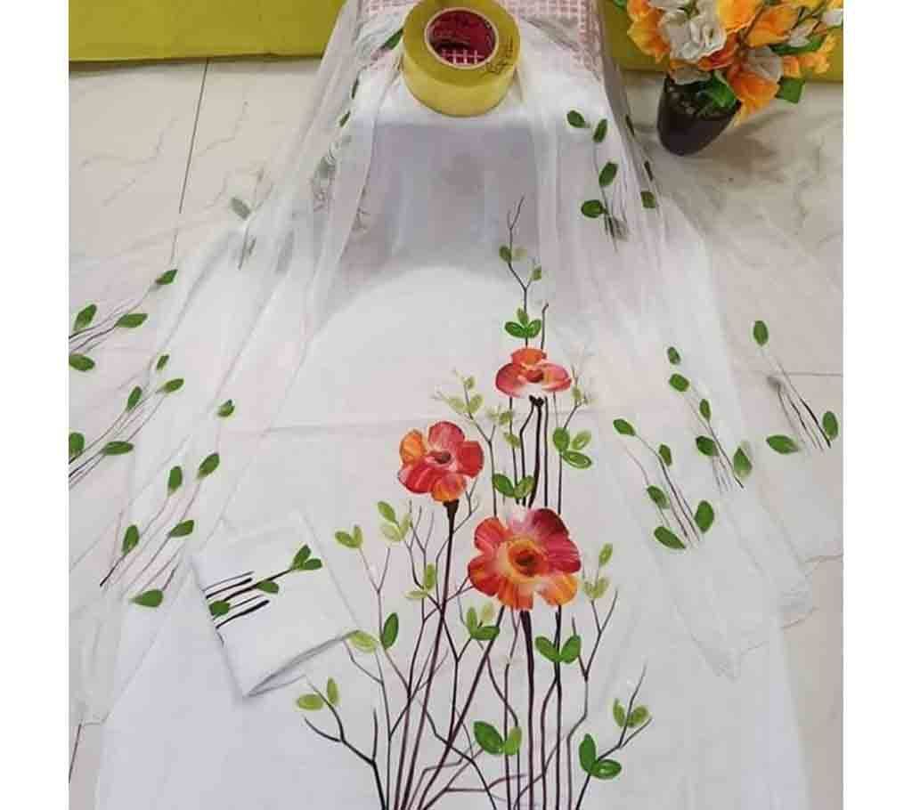 LinenHand Print 2pcs for women -6